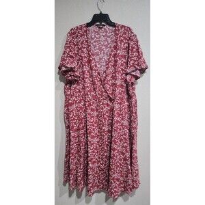 BloomChic Bloom Dress Flutter Sleeve Ditsy Floral Pocket Split Hem Size 26